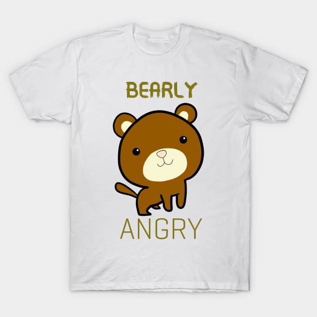 Bearly Angry T-Shirt by Monster To Me